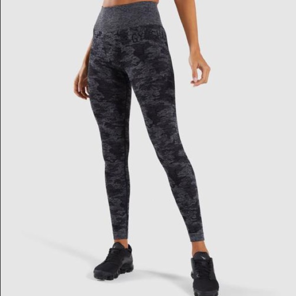 Gymshark Camo Seamless Leggings NWT